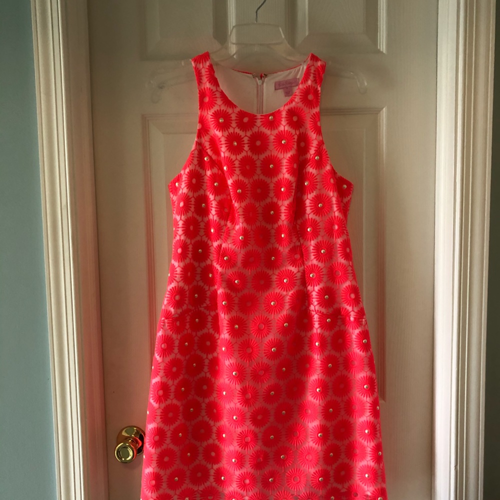 Lily Pulitzer pearl- studded Dress